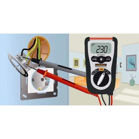Карманный цифровой мультиметр Laserliner MultiMeter-Pocket Превью 3
