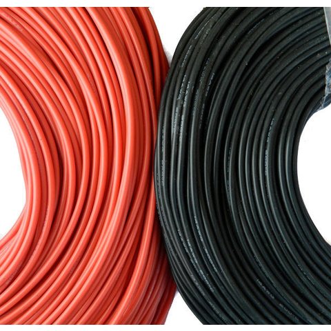 Провід в силіконовій ізоляції 28AWG, 0,08 мм², 1 м, чорний, UL3135 Прев'ю 1