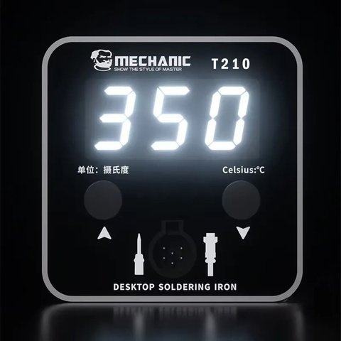 Паяльна станція Mechanic T210, цифрова, 65 Вт Прев'ю 2