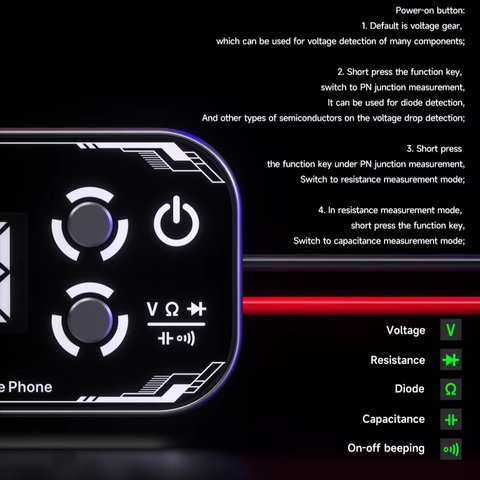 Мультиметр Mechanic 3D Meter, цифровий Прев'ю 3