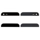 Top + Bottom Housing Panel compatible with Apple iPhone 5, (black) Preview 1
