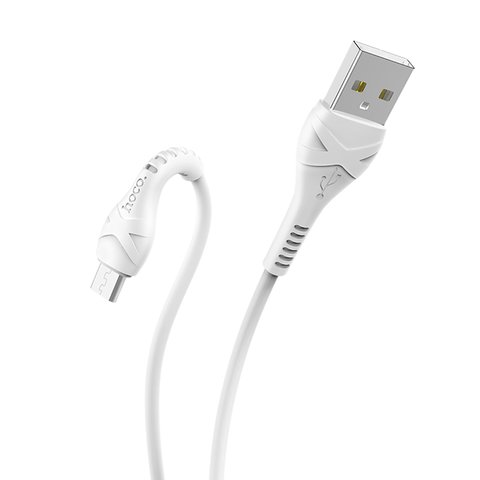USB дата-кабель Hoco X37, USB тип-A, micro-USB тип-B, 100 см, 2,4 А, белый Превью 1