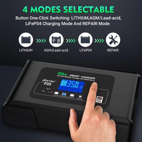 Зарядное устройство HTRC P35 Превью 2