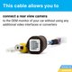 Cable for Rear View Camera Connection in Subaru 2008-2015 Preview 1