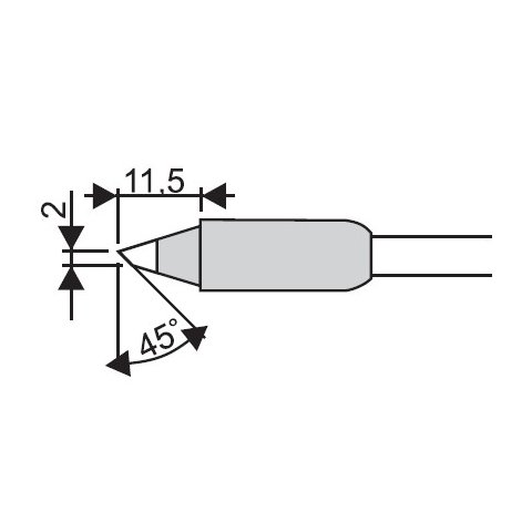Soldering Iron Tip Goot RX-85HRT-2BC Preview 2