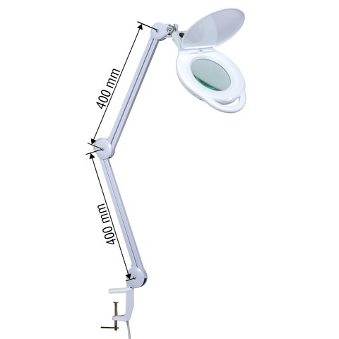 Desktop Magnifying Lamp Bourya 8060LED, 3 Diopter Preview 4
