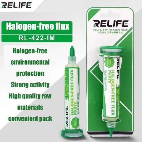 Flux Paste RELIFE RL-422-IM, (halogen-free, 10 ml) Preview 1