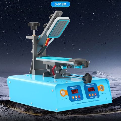 LCD Touch Screen Glass Separator Sunshine S-918M, (with vacuum pump, for LCDs up to 7") Preview 2