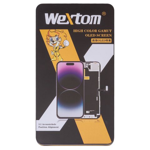 LCD Wextom compatible with iPhone 13 Pro Max, (black, with frame, HC, without error, (OLED) soft, Diagnosable, 120Hz) Preview 2