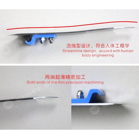 Herramienta para levantar pantalla, cristal táctil Sunshine SS-010, espátula metálica Vista previa  1