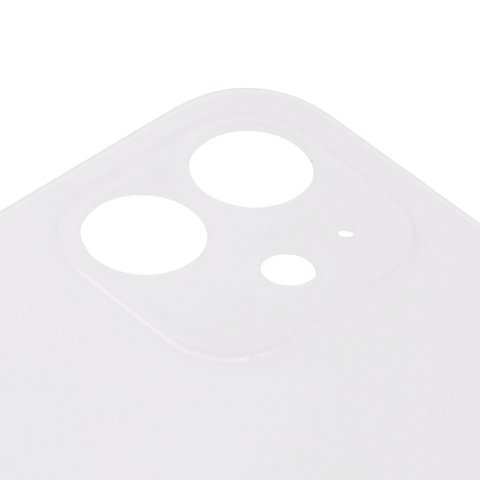 Panel trasero de carcasa puede usarse con iPhone 12, blanco, no es necesario desmontar la cámara, Original (PRC), big hole Vista previa  1