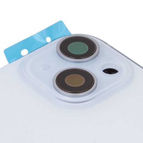 Carcasa puede usarse con iPhone 15 Plus, azul claro, con botones laterales,  con sujetador de tarjeta SIM, Original (PRC), EU version Vista previa  1