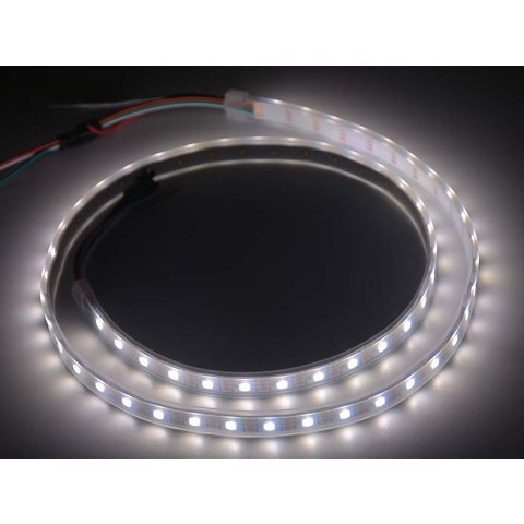 Світлодіодна стрічка SMD5050 SK6812 (1800-7000 K, біла, з управлінням, IP67, 5 В, 60 діодів/м, 1 м) Прев'ю 2