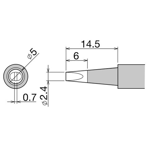 Паяльне жало Goot PX-28RT-2.4D Прев'ю 4