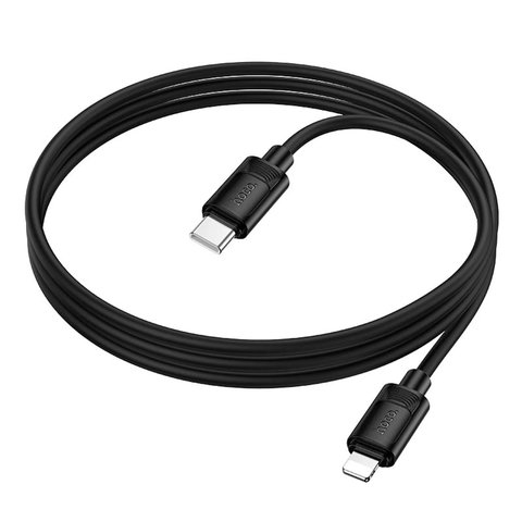 USB кабель Hoco X122, USB тип-C, Lightning, 100 см, 27 Вт, чорний, #6942007662161 Прев'ю 2