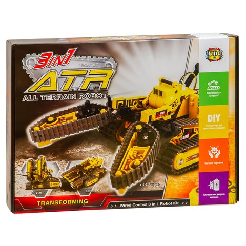 Робот-вездеход на батарейках, STEM-конструктор CIC 21-536N Превью 8