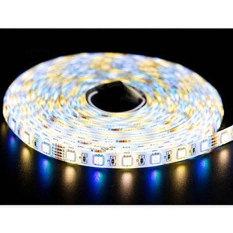 Светодиодная лента RGB+WW SMD5050 (300 светодиодов, 12 В, 5 м, IP65) Превью 2
