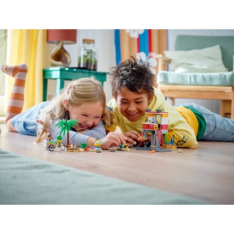 Конструктор LEGO City Рятувальний пост на пляжі (60328) Прев'ю 7